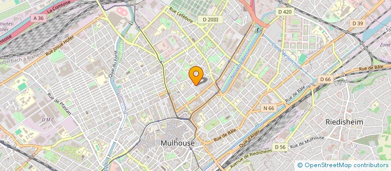localisation de l'entreprise SCI NOA  MULHOUSE