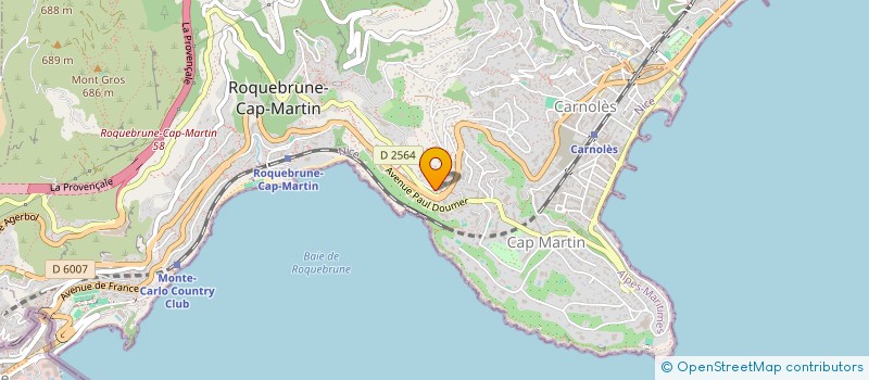 localisation de l'entreprise SCI NOA à ROQUEBRUNE-CAP-MARTIN