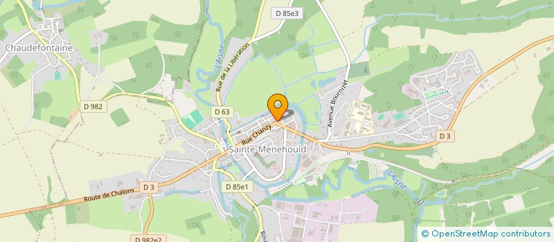 localisation de l'entreprise SCI NOA  SAINTE-MENEHOULD