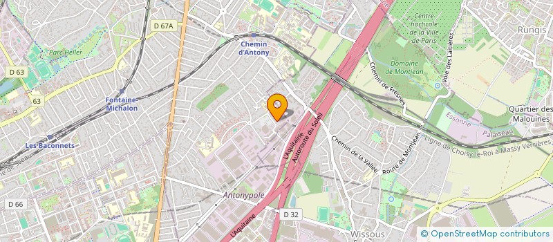 localisation de l'entreprise SCI NOAH  MONTROUGE