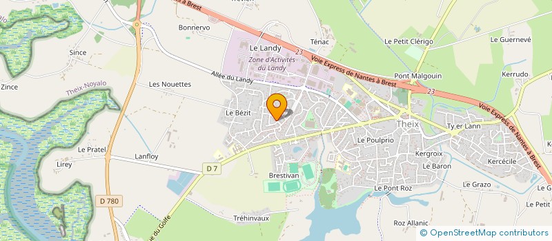 localisation de l'entreprise SCI NOAH  LE HEZO