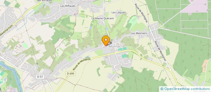 localisation de l'entreprise SCI NOAHENRI à MORNAC