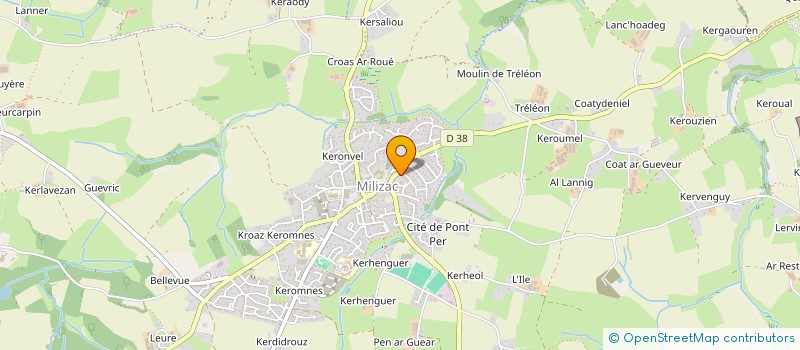 localisation de l'entreprise SCI NOAHMATH  MILIZAC-GUIPRONVEL