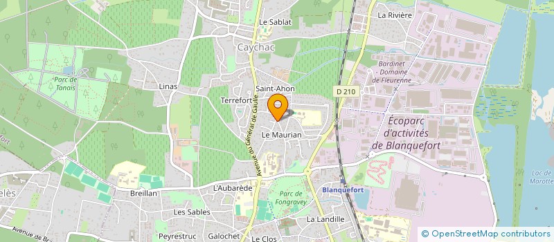 localisation de l'entreprise SCI NOAJU à BLANQUEFORT
