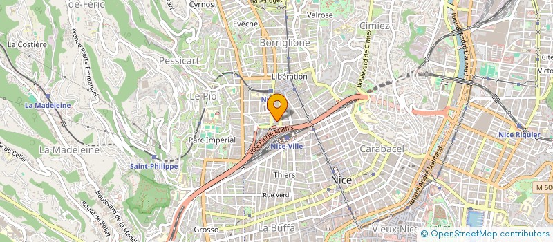 localisation de l'entreprise SCI NOALY  NICE