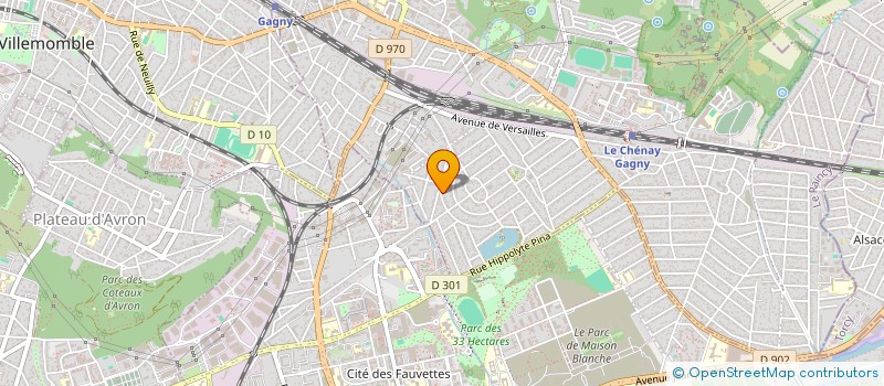 localisation de l'entreprise SCI NOANOZ à GAGNY
