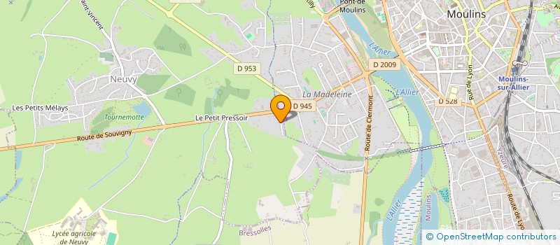 localisation de l'entreprise SCI NOAROSE  NEUVY