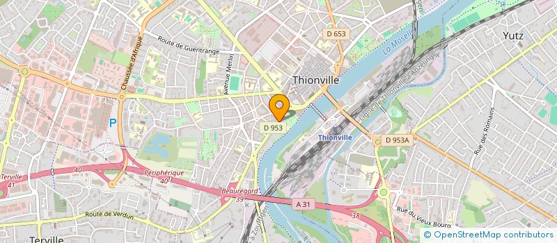 localisation de l'entreprise SCI NOBECK à THIONVILLE