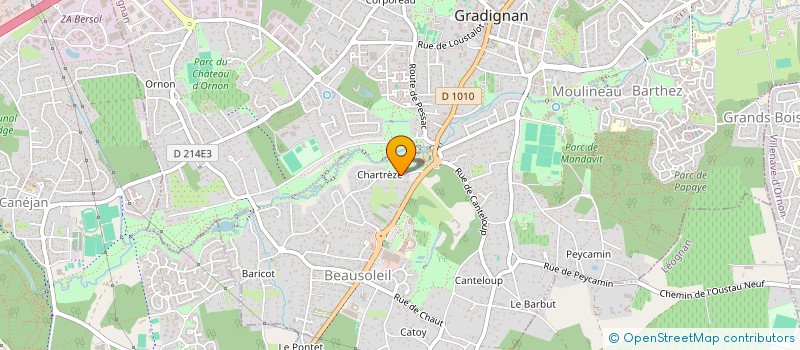 localisation de l'entreprise SCI NOBEL à GRADIGNAN