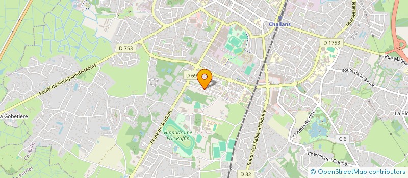 localisation de l'entreprise SCI NOBEL à CHALLANS