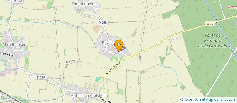 localisation de l'entreprise SCI NOBEL  BILWISHEIM