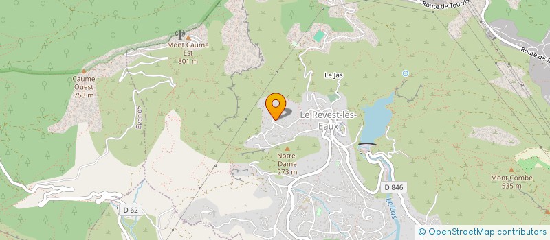 localisation de l'entreprise SCI NOBILI  LE REVEST-LES-EAUX