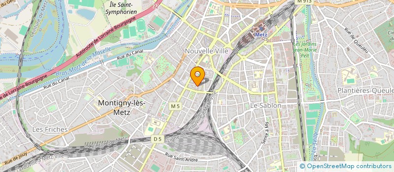 localisation de l'entreprise SCI NOBLE CITAUDOS  METZ