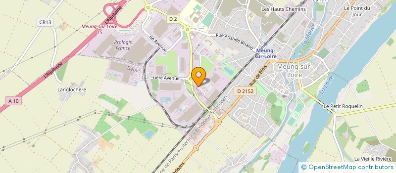 localisation de l'entreprise SCI NOBLESSE  MEUNG-SUR-LOIRE