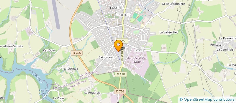 localisation de l'entreprise SCI NOBLET  PLEURTUIT