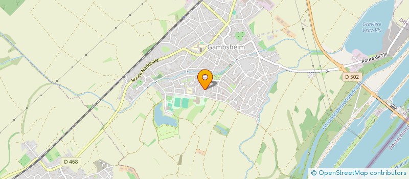 localisation de l'entreprise SCI NOBLET & BRO  GAMBSHEIM