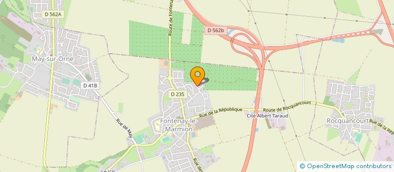 localisation de l'entreprise SCI NOCAB à FONTENAY-LE-MARMION