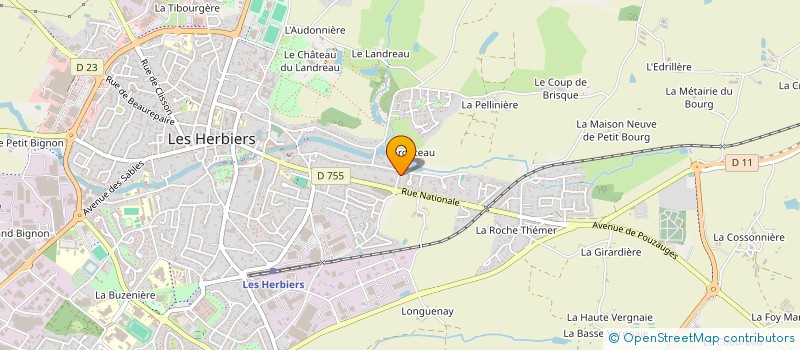 localisation de l'entreprise SCI NOCAES à LES HERBIERS