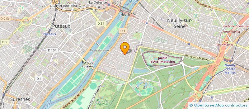 localisation de l'entreprise SCI NOCARD LECLERC à NEUILLY-SUR-SEINE