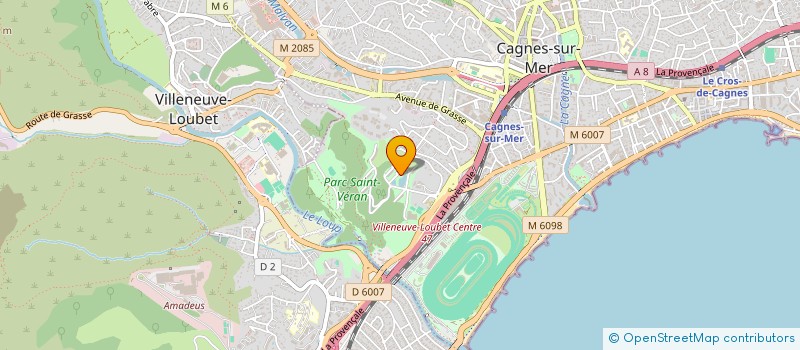 localisation de l'entreprise SCI NOCCIARELLA à CAGNES SUR MER