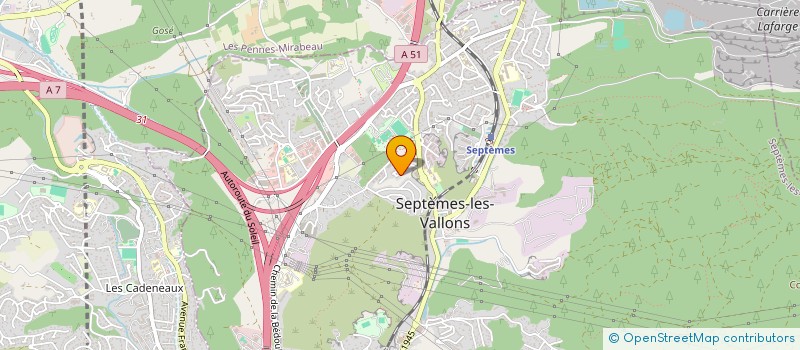 localisation de l'entreprise SCI NOCE  SEPTEMES LES VALLONS