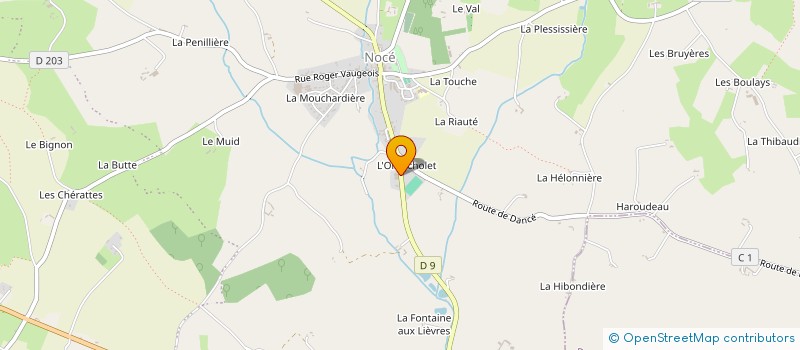 localisation de l'entreprise SCI NOCEENNE à PERCHE-EN-NOCE