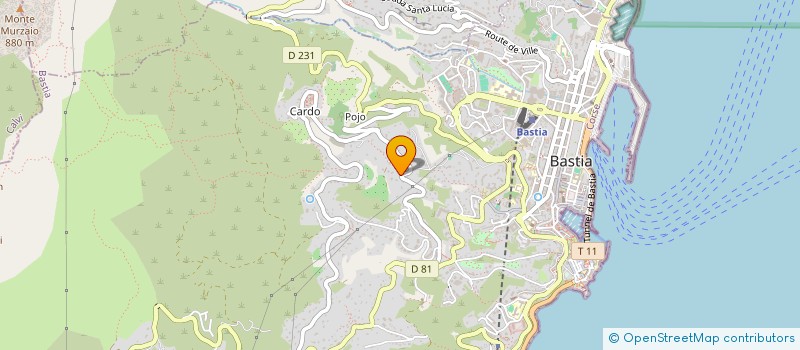 localisation de l'entreprise SCI NOCI à BASTIA
