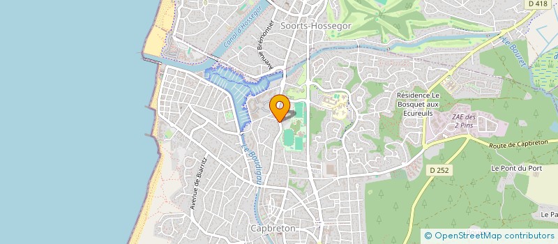 localisation de l'entreprise SCI NOCIE à CAPBRETON
