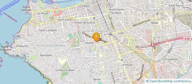 localisation de l'entreprise SCI NOCROCKAGE à MARSEILLE 6EME