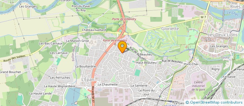 localisation de l'entreprise SCI NOCTABENE IMMOBILIER à JOUE-LES-TOURS