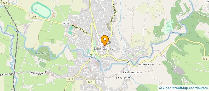 localisation de l'entreprise SCI NOCTILUX  SAINT-GALMIER