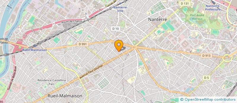 localisation de l'entreprise SCI NOCTUA  NANTERRE