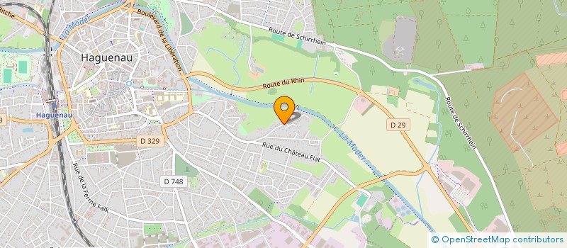 localisation de l'entreprise SCI NODEAL  HAGUENAU