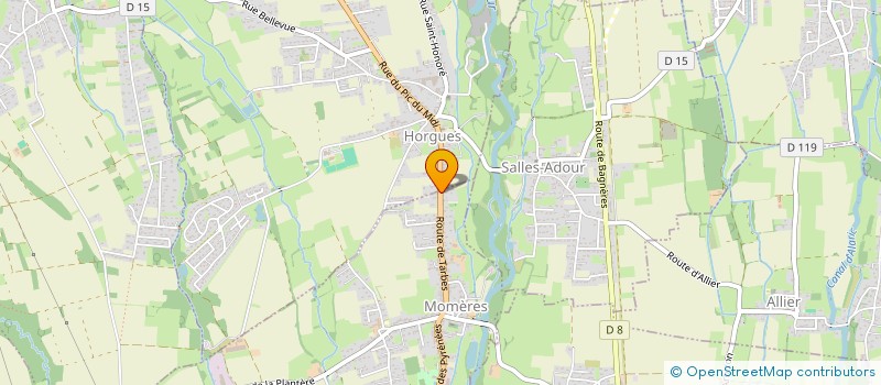 localisation de l'entreprise SCI NODEL  MOMERES