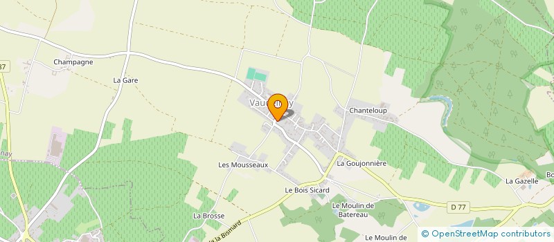 localisation de l'entreprise SCI NODEN  VAUDELNAY