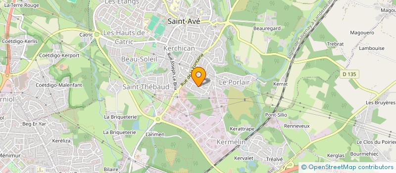 localisation de l'entreprise SCI NODIRO  SAINT-AVE