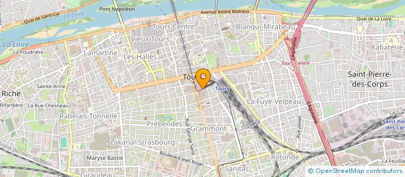 localisation de l'entreprise SCI NODOR 9  TOURS