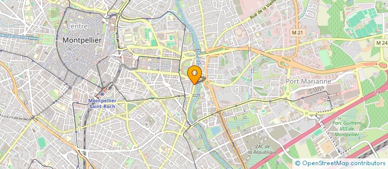 localisation de l'entreprise SCI NODRA à MONTPELLIER