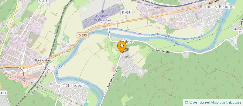 localisation de l'entreprise SCI NODSAN  CHALEZE