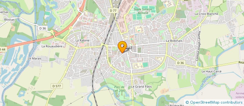 localisation de l'entreprise SCI NOE  BRUZ