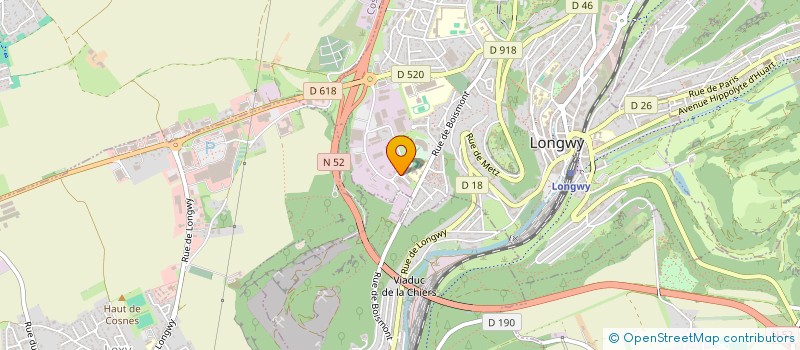 localisation de l'entreprise SCI NOE à LONGWY