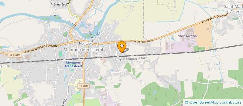 localisation de l'entreprise SCI NOE 5  MONTPON-MENESTEROL