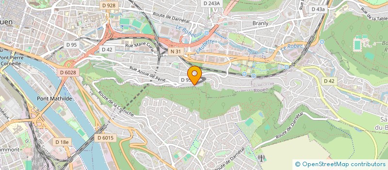 localisation de l'entreprise SCI NOE à ROUEN