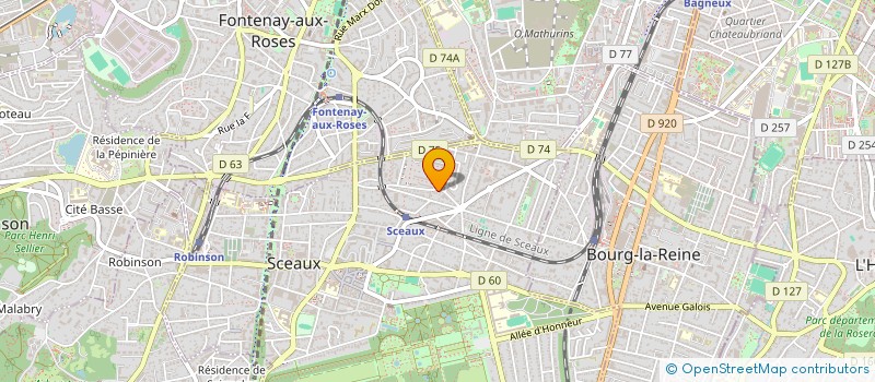 localisation de l'entreprise SCI NOE 7 à SCEAUX