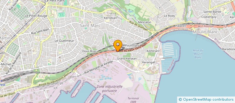 localisation de l'entreprise SCI NOE  BREST