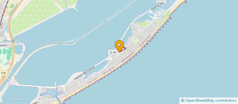 localisation de l'entreprise SCI NOE à FRONTIGNAN