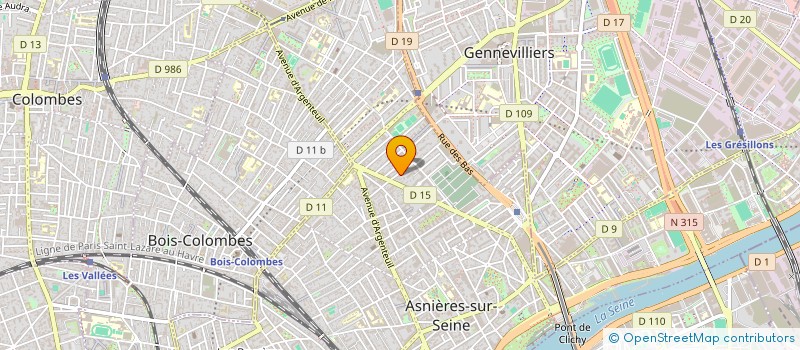 localisation de l'entreprise SCI NOE à ASNIERES-SUR-SEINE