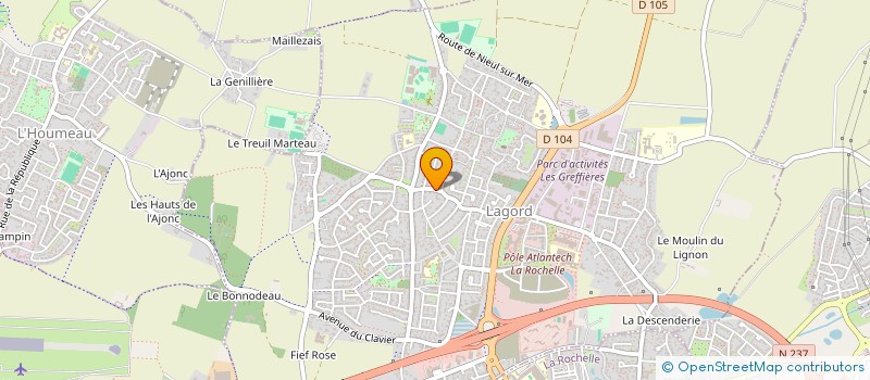 localisation de l'entreprise SCI NOE  LAGORD