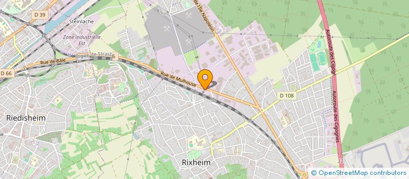 localisation de l'entreprise SCI NOE  RIXHEIM