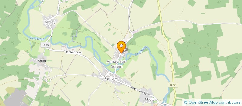 localisation de l'entreprise SCI NOEAL  MOLAY